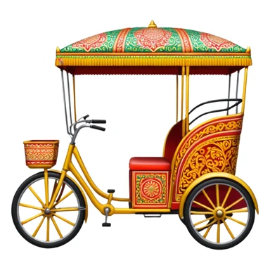 I want a bangladeshi rickshaw emoji sticker