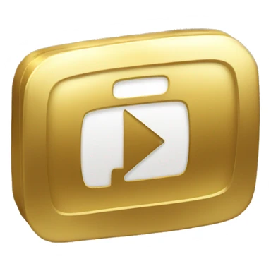 Youtube gold playbutton sticker