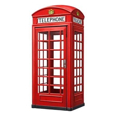 телефонная будка красная из United Kingdom sticker