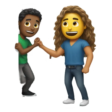 long haired man getting shoved in a locker sticker