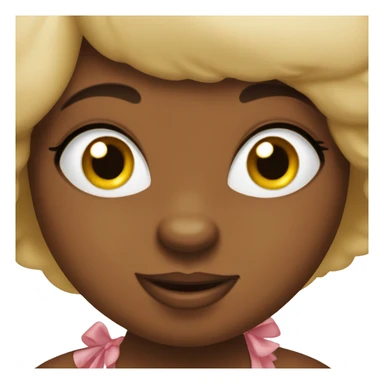 coquette bear sticker