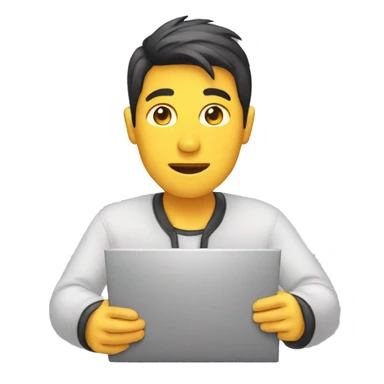 person sending email sticker