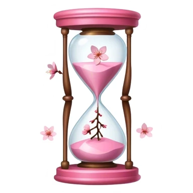 Cherry Blossom hourglass sticker