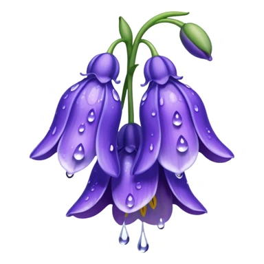 Bluebell flower full of sorrows  sticker