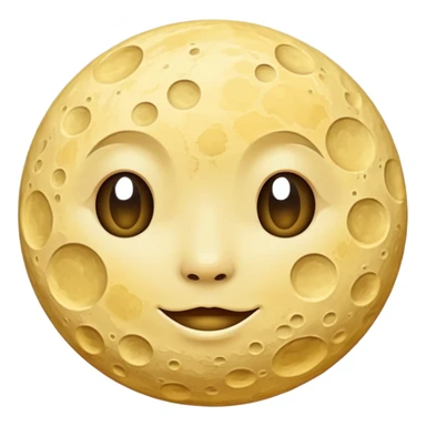 Vintage Moon sticker