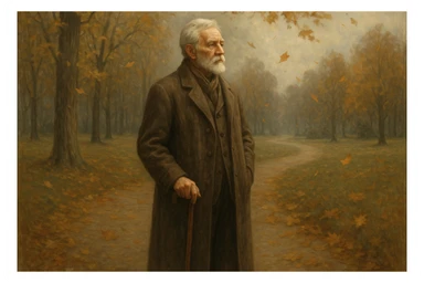 oldiga qarab turgan odamni tasvirlab ber sticker