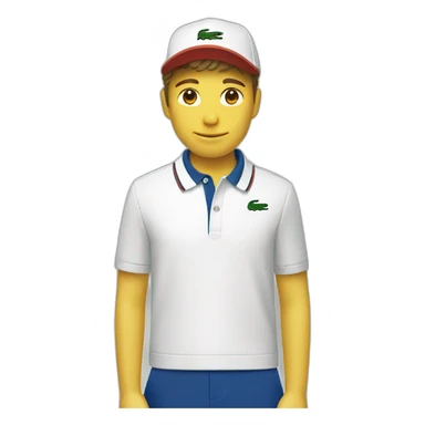 Ensemble lacoste sticker