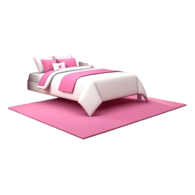 3D rendering realistic still life ultra detailed, HD, 5000x5000 pixels, girls bedroom in girly color scheme sticker