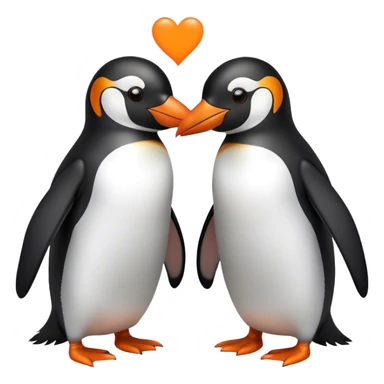 Two penguins in love sticker