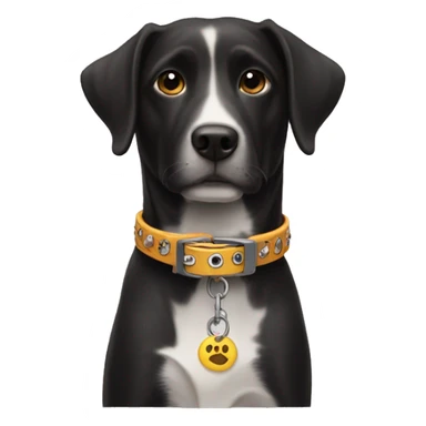 Dog collar museum sticker