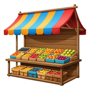 Street Market Stall
 sticker
