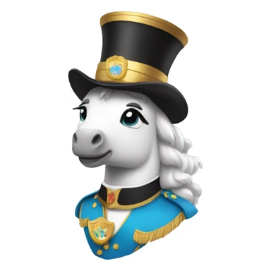 Un unicornio presidente sticker
