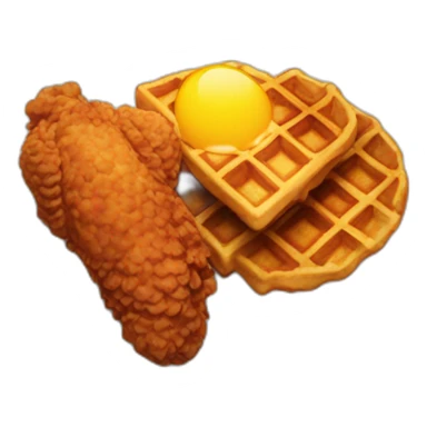 Fried Chicken and Waffles sticker