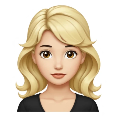 Buatkan emoji macam macam model rambut wanita sticker