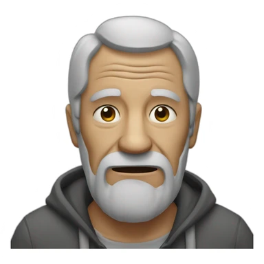 The battered old man sticker