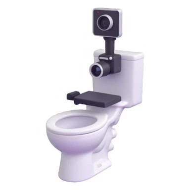 toilet with camera on head, skibidi toilet cameraman sticker