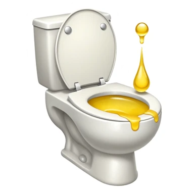 pee in toilet sticker