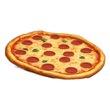 Pizza in a pizza box sticker