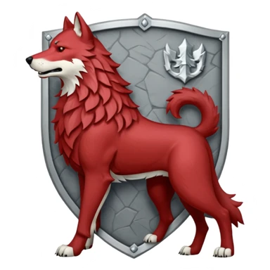 The Stark family crest sticker