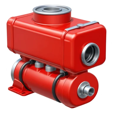 Red engine coolant sticker