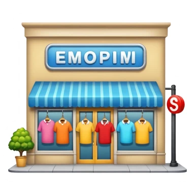 clothing store on the street sticker