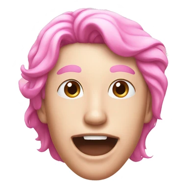 pink flavour sticker