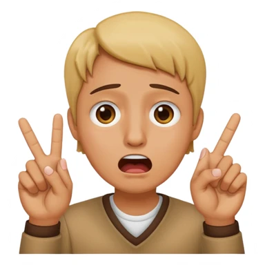 🫩😭✌️ sticker