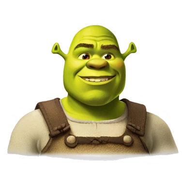 Shrek en pièce droite sticker