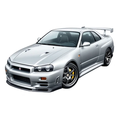 car Nissan Skyline GT-R R34 1999  sticker