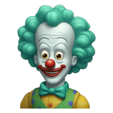 krusty the clown sticker