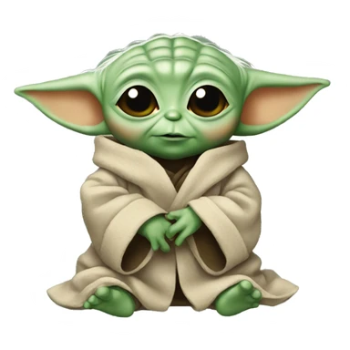 Baby Yoda gift sticker