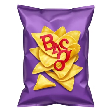 bag of chips sticker