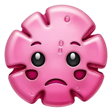 pink cellular dead skin without face sticker