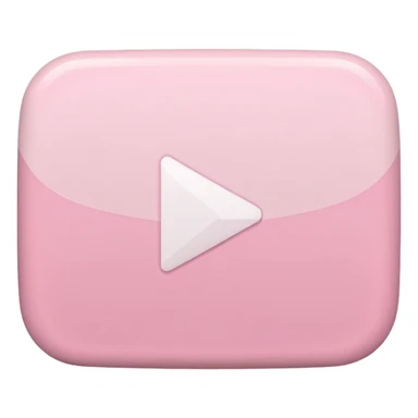 Pink pastel and white YouTube  sticker