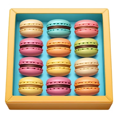 a box of macaron



















 sticker