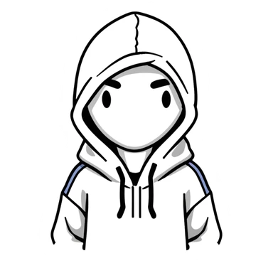 song wearing a hoodie sticker