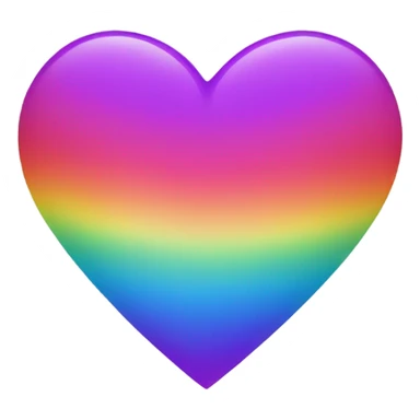 Rainbow Heart sticker