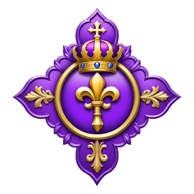 Archibishop emblem violet sticker
