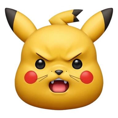 pikachu angry sticker