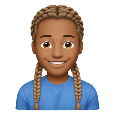 braids ios emoji male sticker