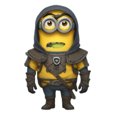 cursed minion sticker