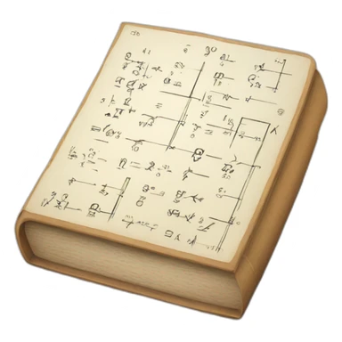 Mathematics book  sticker