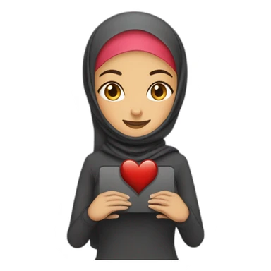 hijabi measure bloodpressure sticker