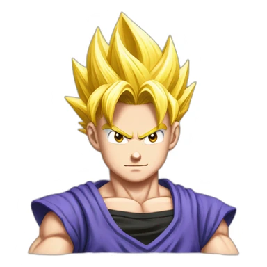 Teen gohan super sayain 3 sticker