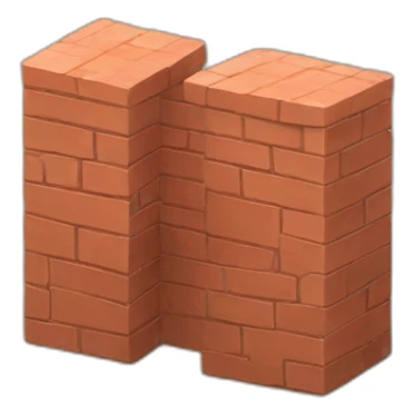 two Brick  sticker