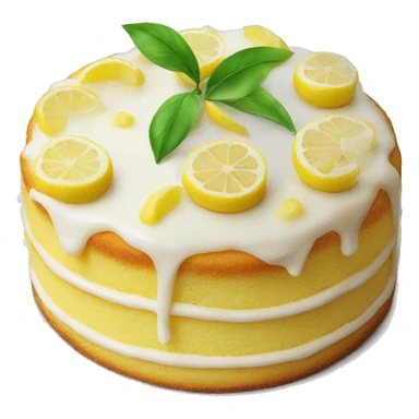 Lemon cake sticker