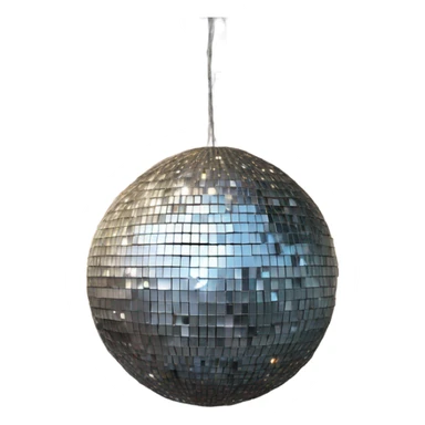 Beautiful disco ball sticker