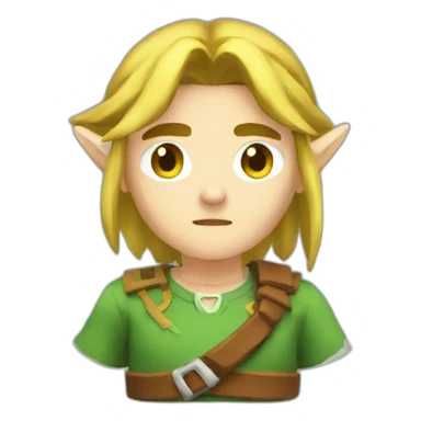 Link zelda sleep sticker