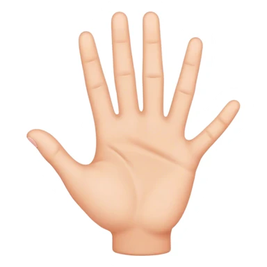 just the hand from the thinking emoji sticker