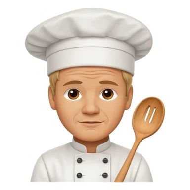 gordon ramsey with cook hat sticker